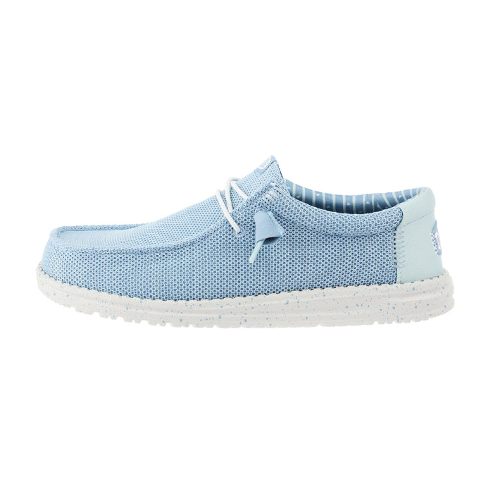 Hey Dude Men`s Cloud Blue Wally Stretch Sox Casual Shoe