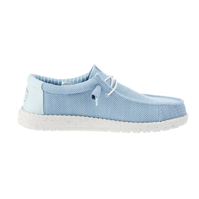 Hey Dude Men`s Cloud Blue Wally Stretch Sox Casual Shoe