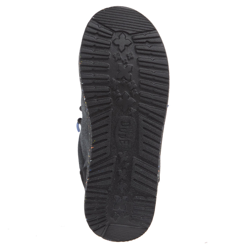 Hey Dude Wally Youth Funk Splatter Black Casual Shoe