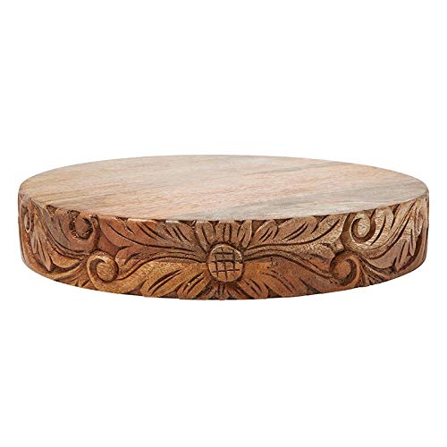 Creative Brands Glass Dome with Carved Base