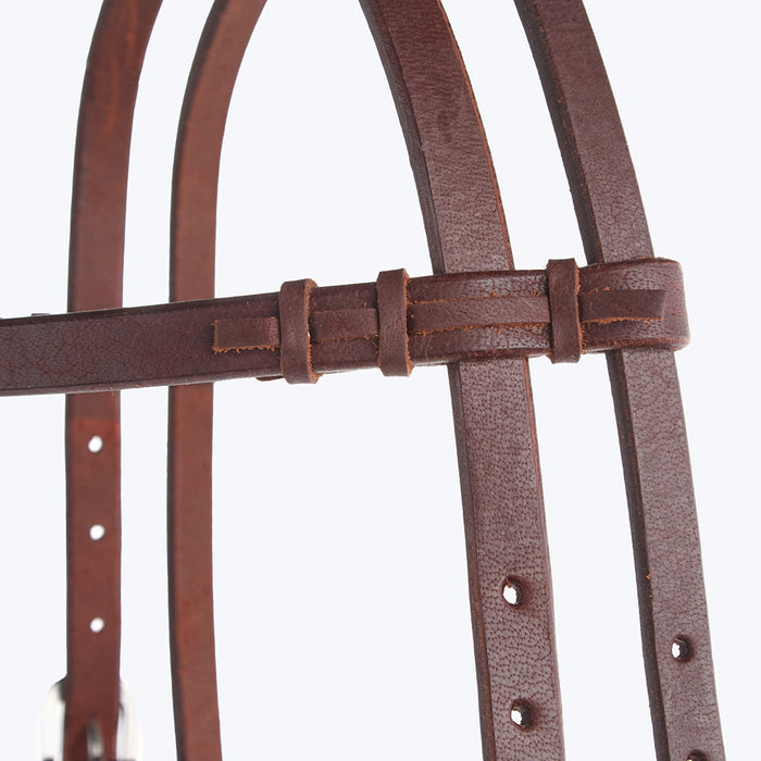 Tough 1 Premium Harness Leather Browband Headstall