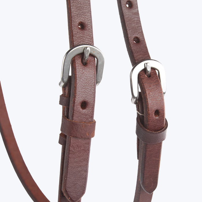 Tough 1 Premium Harness Leather Browband Headstall