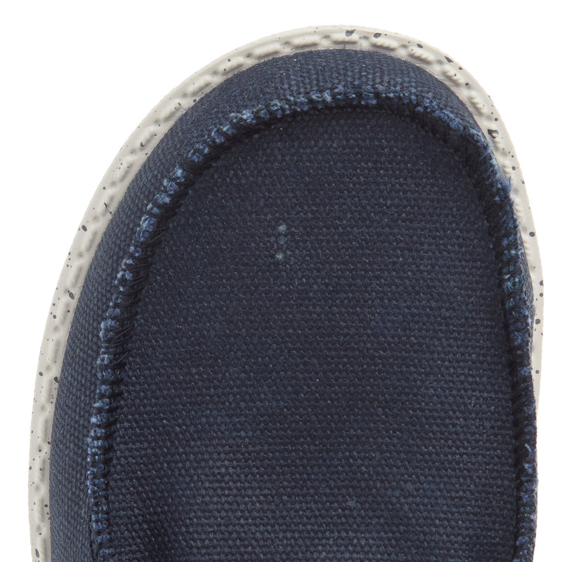 Hey Dude Youth Wally Break Day Navy Casual Shoe