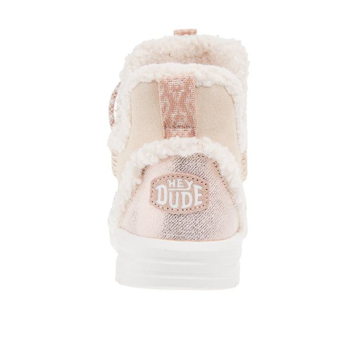 Hey Dude Womens Camden Suede Cozy Tan Shoe