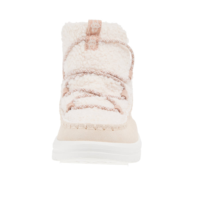 Hey Dude Womens Camden Suede Cozy Tan Shoe