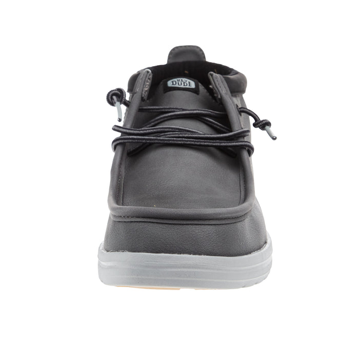 Hey Dude Mens Grey Mid Griper Casual Shoe