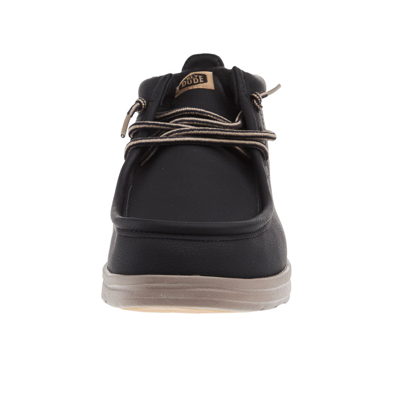 Hey Dude Men Wally Black Mid Griper Casual Shoe
