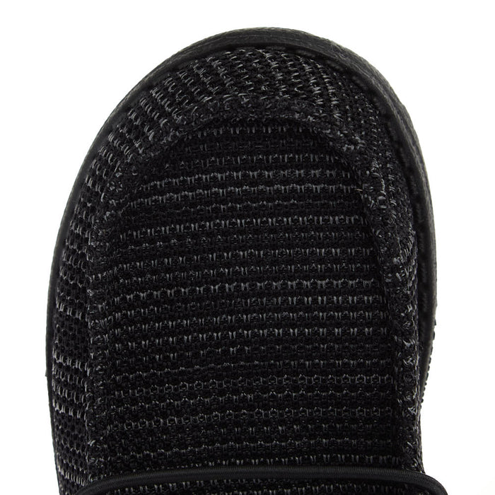 Hey Dude Youth Wally Stretch Sox Black on Black Casual Shoe