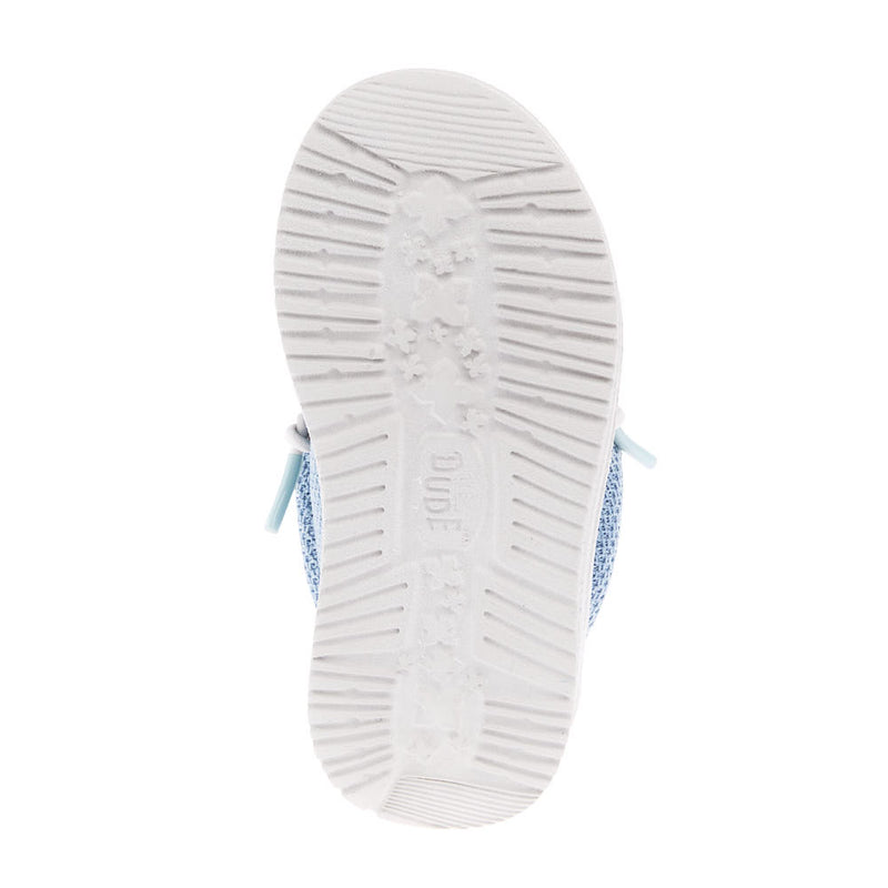 Hey Dude Toddler Wally Cloud Blue Stretch Sox
