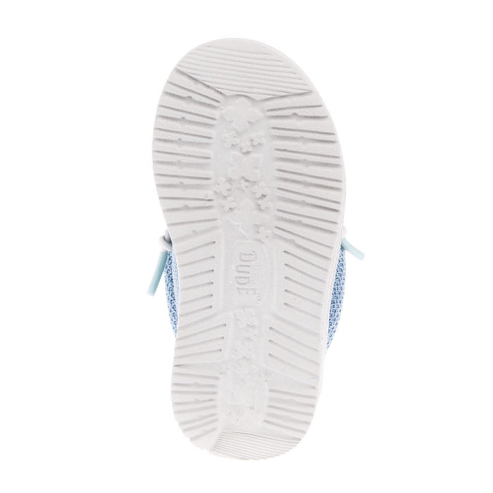 Hey Dude Toddler Wally Cloud Blue Stretch Sox