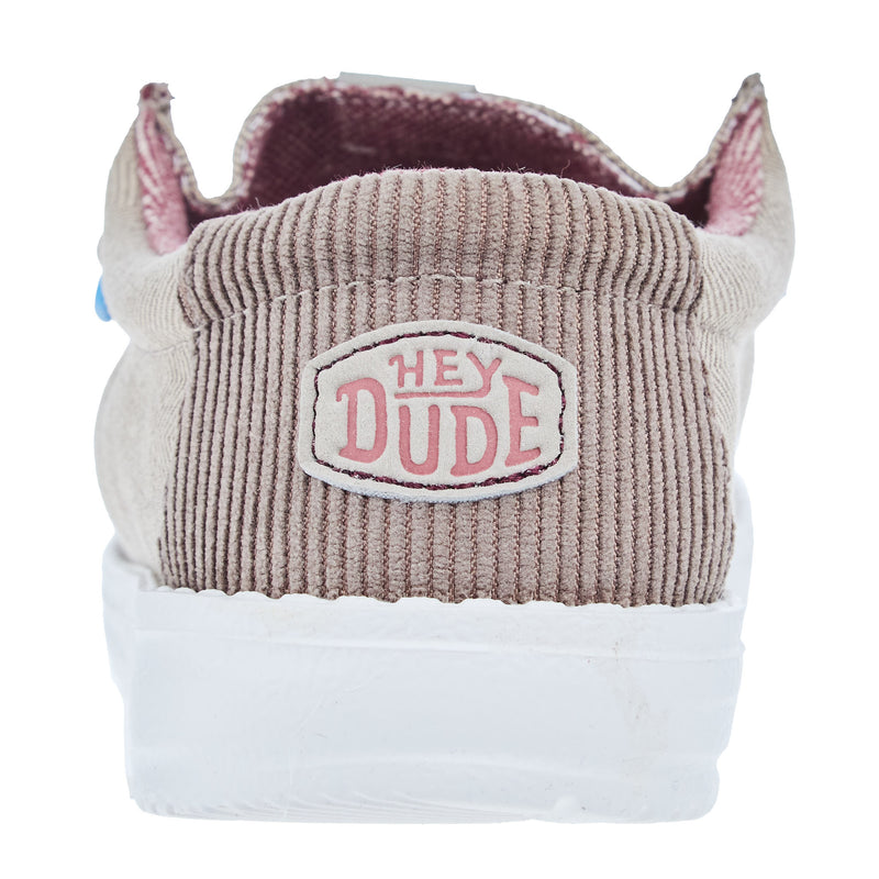 Hey Dude Youth Wally Herringbone Tan Casual Shoe