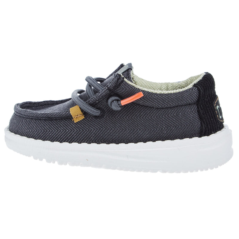 Hey Dude Wally Toddler Herringbone Black