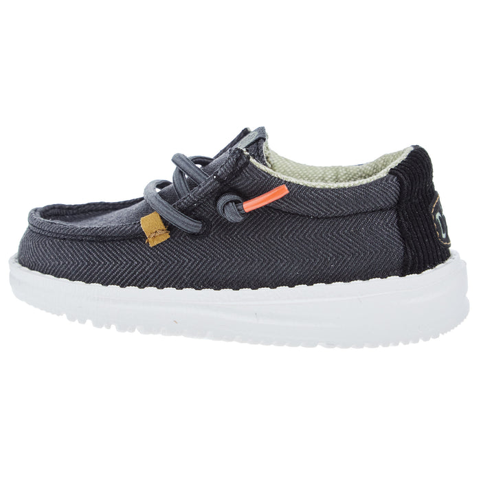 Hey Dude Wally Toddler Herringbone Black