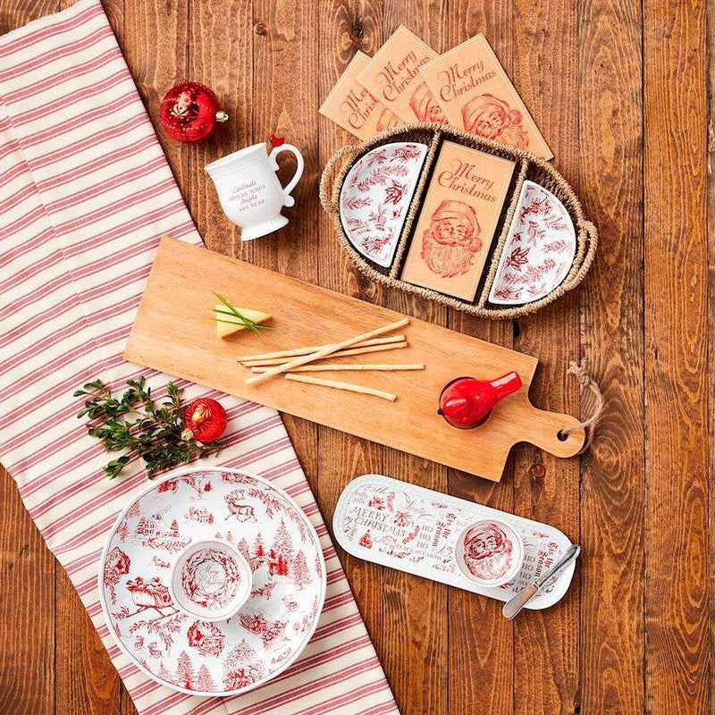 Mud Pie Toile Tray & Dip Set