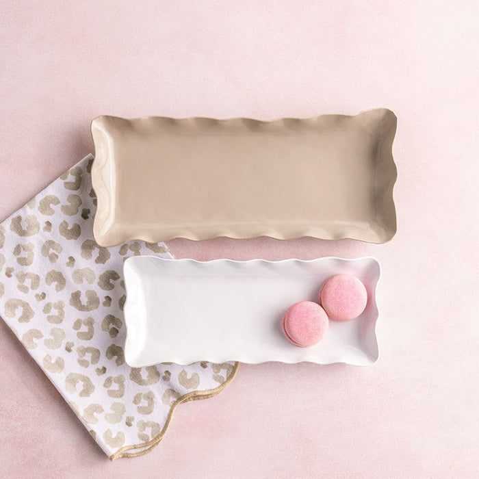 Mud Pie Decorative Enamel Tray Set