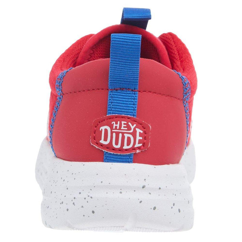 Hey Dude Sirocco Play Toddler Varsity Red