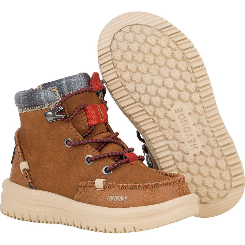 Hey Dude Kid's Bradley Classic Cognac Boot