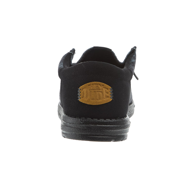 Hey Dude Men Wally Funk Black Plaid Casual Shoe