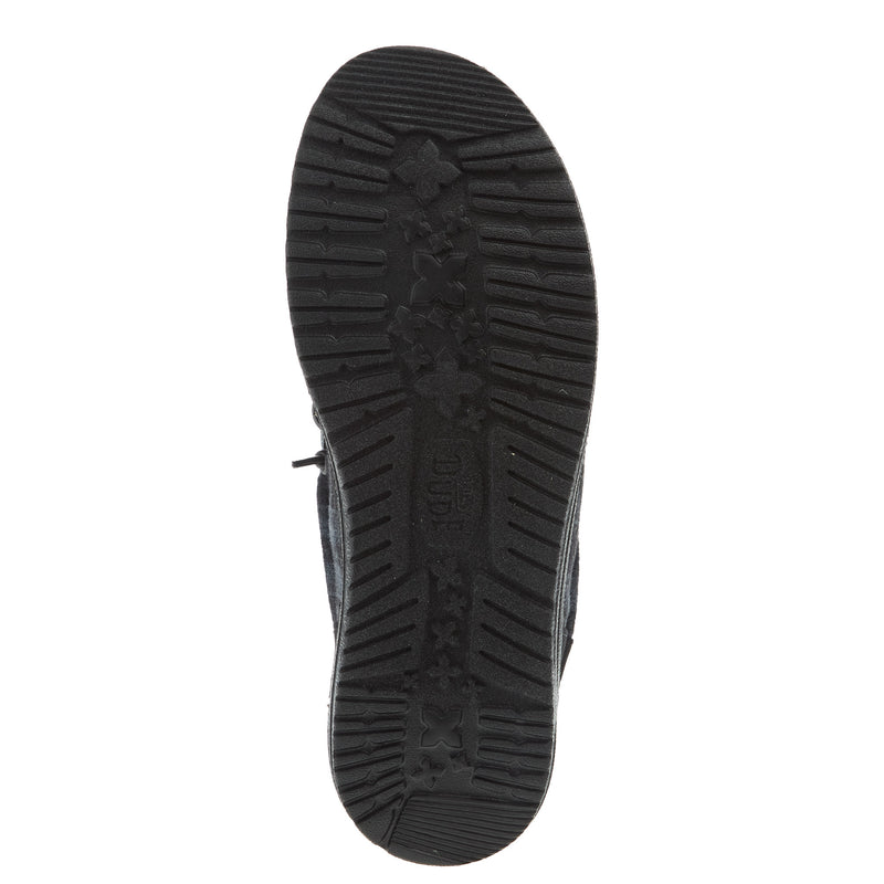 Hey Dude Men Wally Funk Black Plaid Casual Shoe