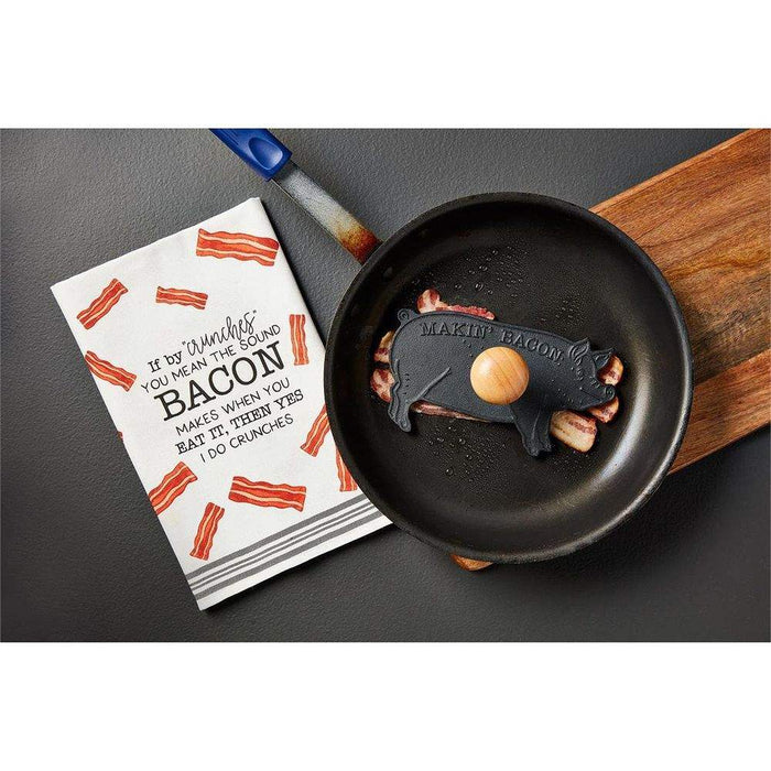 Mud Pie Bacon Press and Towel Set