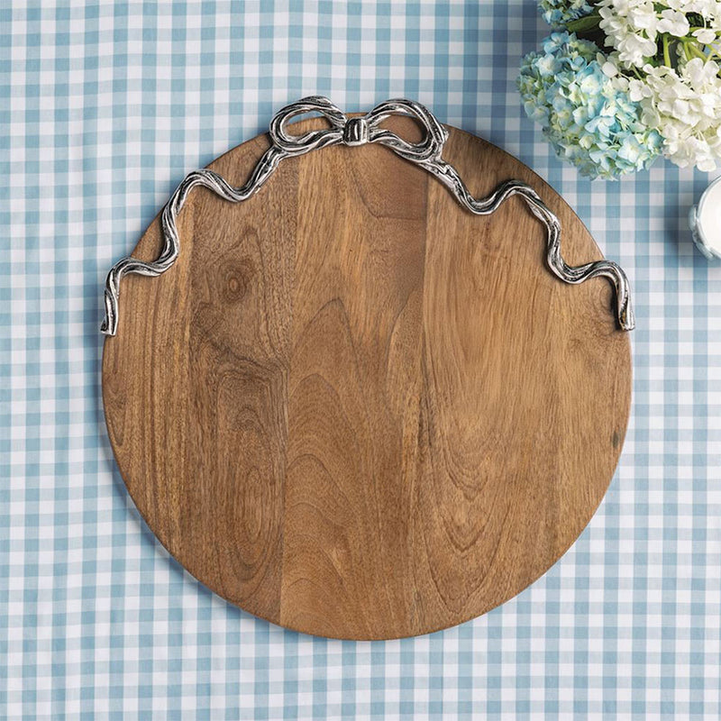 Mud Pie Bow Wood Board