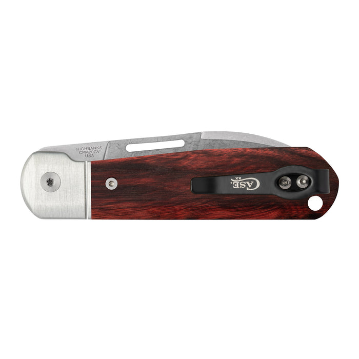 Case Knives Smooth Rosewood Highbanks Knife