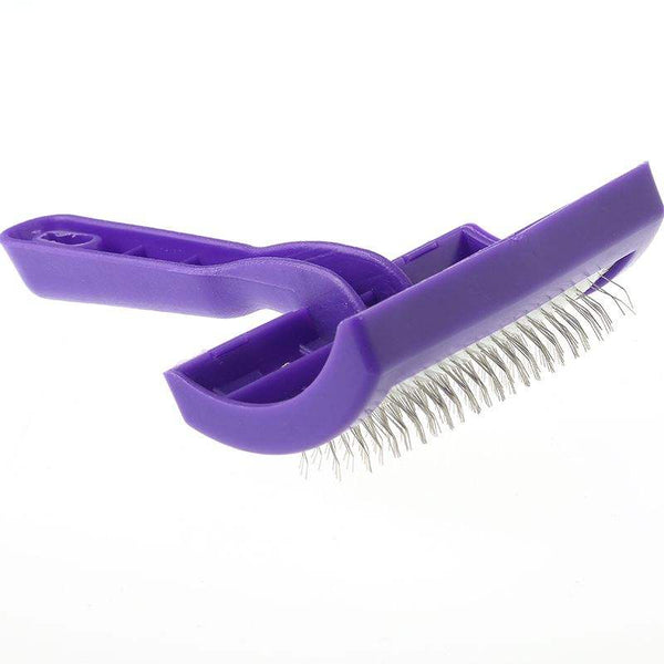 Weaver Leather Mini Fluffer Comb - Purple