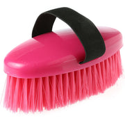 Child Size Handled Horse Brush- Raspberry