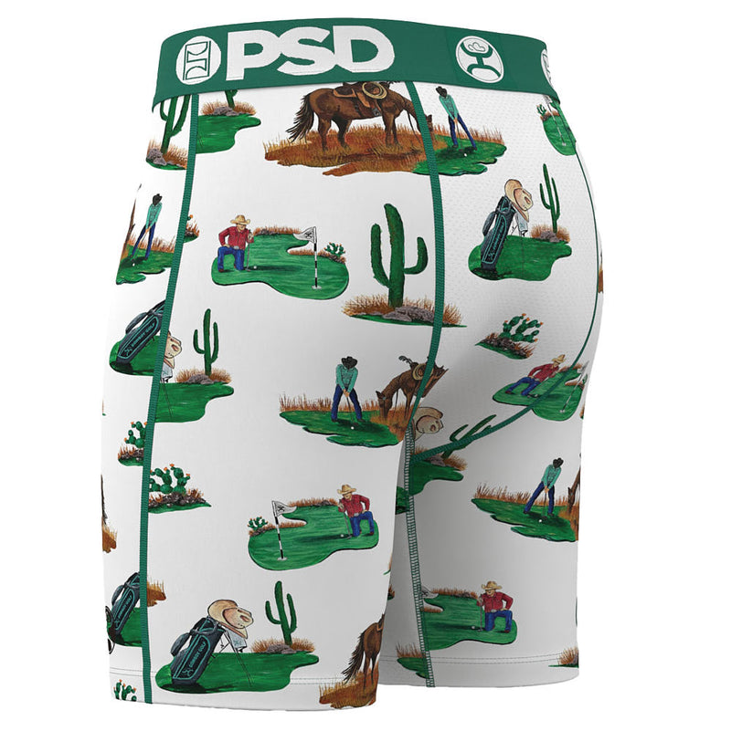 Psd Underwear Men's Cowboy Golf Boxer Briefs