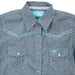 Cowboy Hardware Donut Long Sleeve Print Print Turquoise
