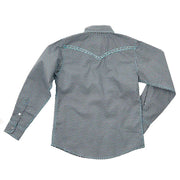 Cowboy Hardware Donut Long Sleeve Print Print Turquoise