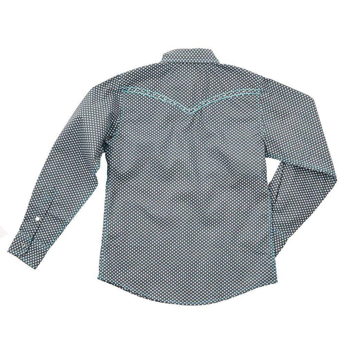 Cowboy Hardware Donut Long Sleeve Print Print Turquoise
