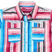 Cowboy Hardware Chevron Serape L/S Print Aggie