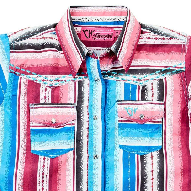 Cowboy Hardware Chevron Serape L/S Print Aggie