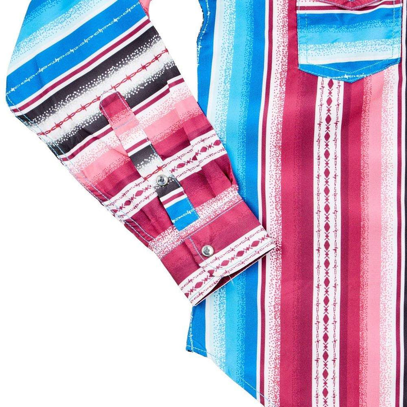 Cowboy Hardware Chevron Serape L/S Print Aggie