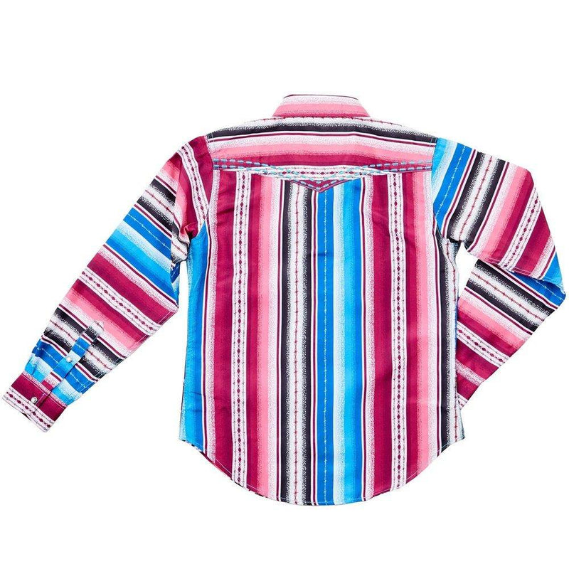 Cowboy Hardware Chevron Serape L/S Print Aggie