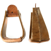 4 inch Deep Roper Wood Stirrup