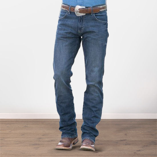Wrangler Mens 88 Slim Straight Dark Wash Jeans