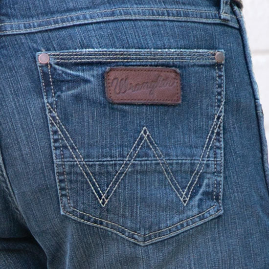 Wrangler Mens 88 Slim Straight Dark Wash Jeans
