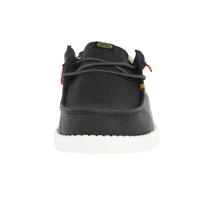 Hey Dude Men`s Grey Wally Herringbone Casual Shoe