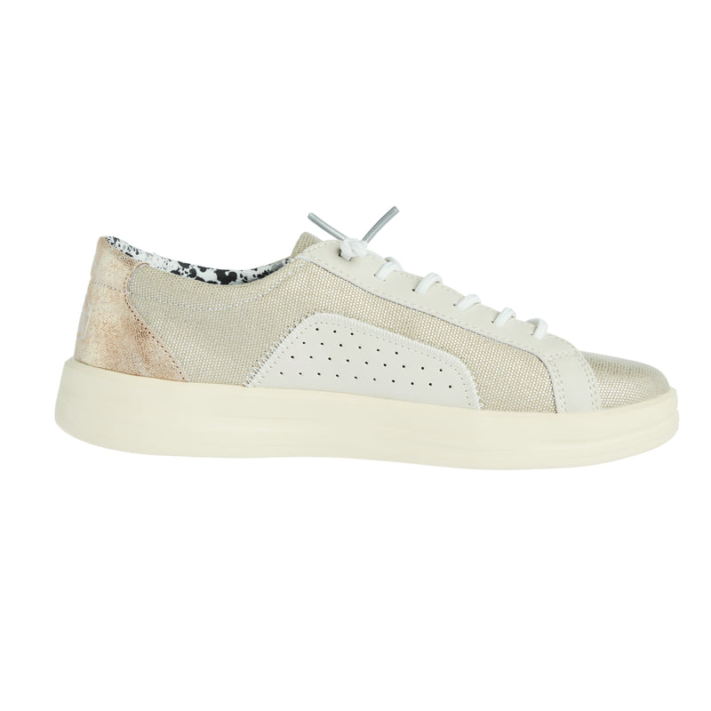 Hey Dude Women`s Karina Shimmer Platinum Casual