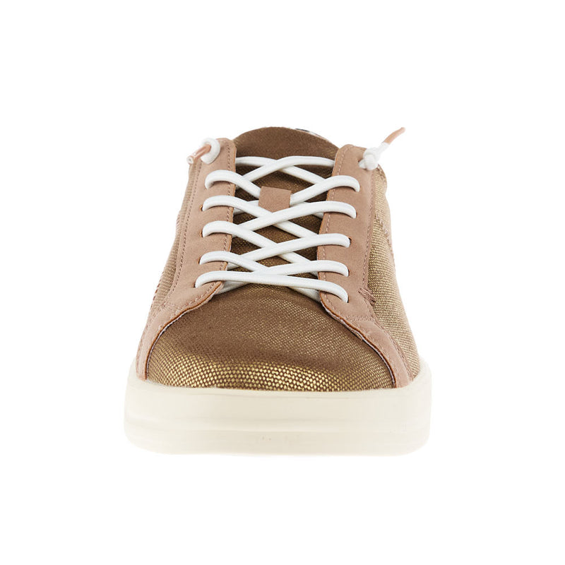 Hey Dude Women`s Karina Shimmer Rose Gold Casual