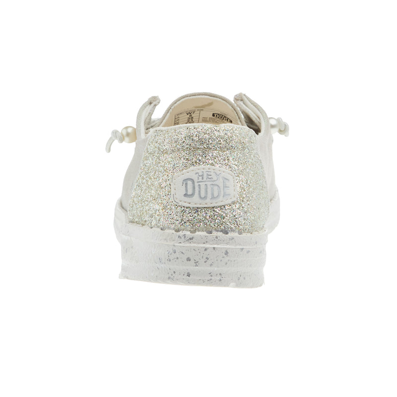 Hey Dude Womens Wendy Celestial Shine Ivory Shoe