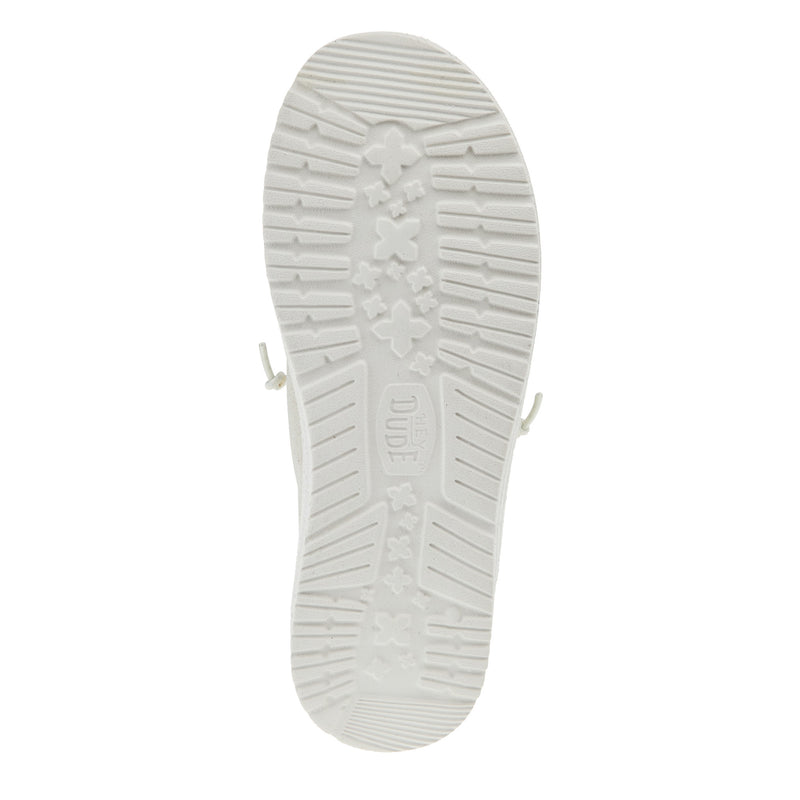 Hey Dude Womens Wendy Celestial Shine Ivory Shoe