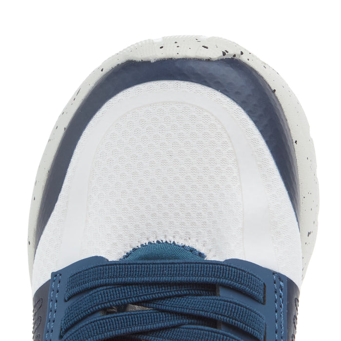 Hey Dude Toddler Sirocco Play Colorblock White and Navy Casual Shoe