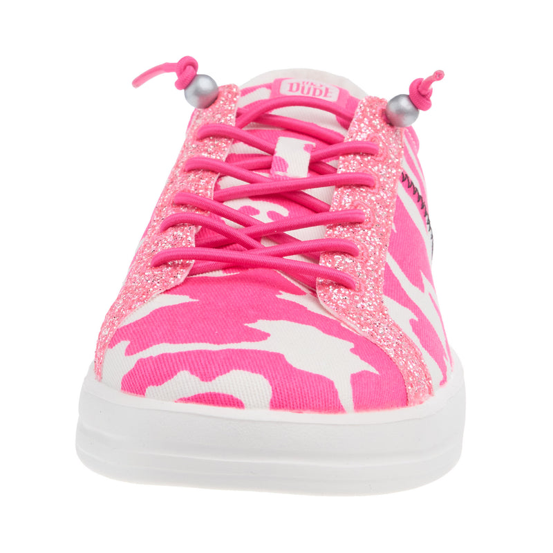 Hey Dude Women`s Karina Cow Electric Pink Casual