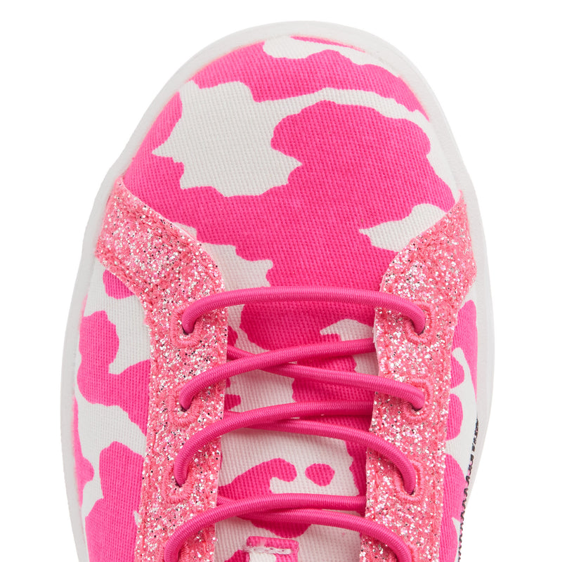 Hey Dude Women`s Karina Cow Electric Pink Casual