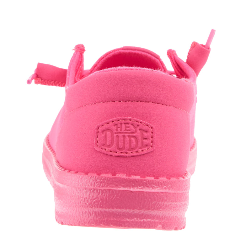 Hey Dude Womens Wendy Funk Mono Sparkle Electric Pink Casual