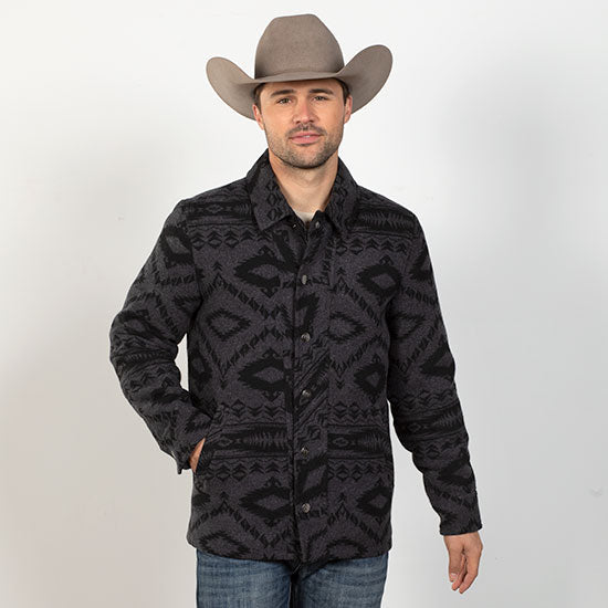Panhandle Powder River Wool Aztec Jacquard Commander Jacket