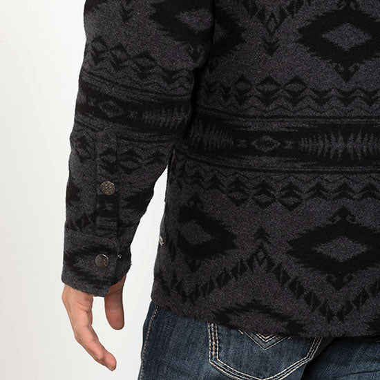 Panhandle Powder River Wool Aztec Jacquard Commander Jacket